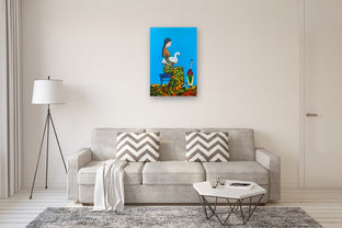 The Keeper of Geese by Mikhail Zuyeu |  In Room View of Artwork 