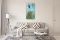 Original art for sale at UGallery.com | Sweet Eyes by Sally Adams | $3,200 | acrylic painting | 48' h x 24' w | thumbnail 5