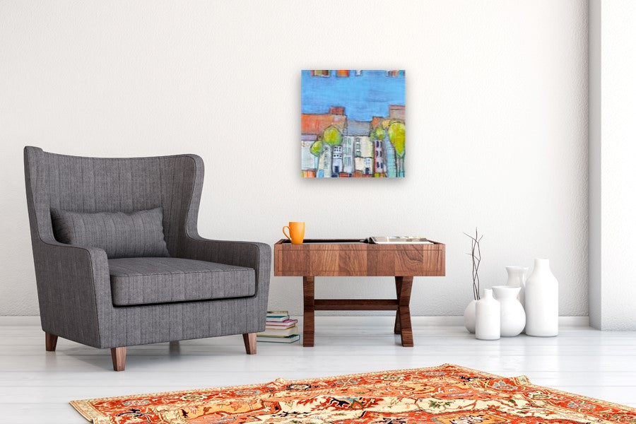 Street Scene 1 by Pat Forbes |  In Room View of Artwork 