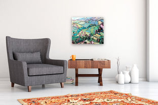Mountain Twilight by James Hartman |  In Room View of Artwork 
