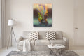 Original art for sale at UGallery.com | El Tiempo Derretido by Fernando Bosch | $5,400 | mixed media artwork | 47.2' h x 39.3' w | thumbnail 5
