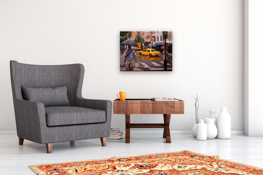 18th and Walnut by Faye Vander Veer |  Side View of Artwork 