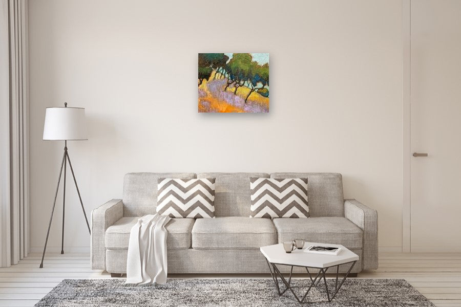 Mountain Tree Shadow by James Hartman |  In Room View of Artwork 