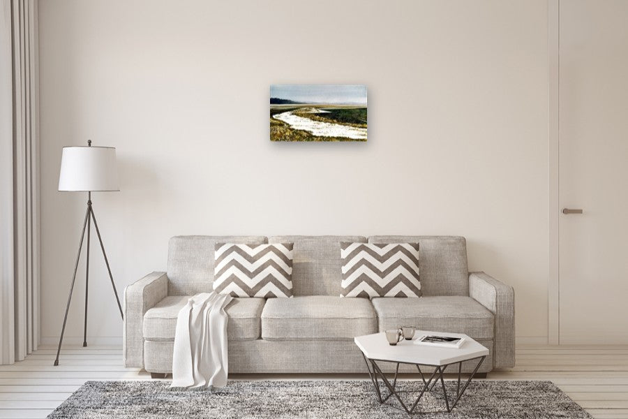 Quiet Thaw by Vic Roschkov |  In Room View of Artwork 
