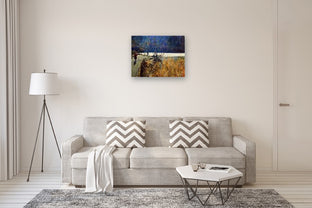 Central Park Pond in Winter by Onelio Marrero |  In Room View of Artwork 
