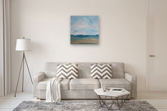 Original art for sale at UGallery.com | Wheat Field by Alicia Dunn | $1,800 | acrylic painting | 30' h x 30' w | thumbnail 5