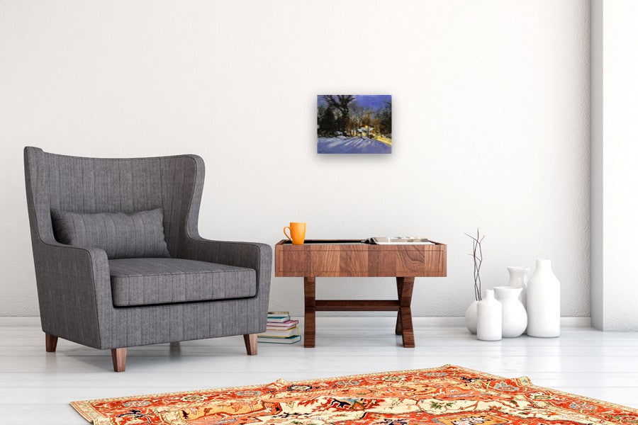 Struck Brightly by the Winter by Onelio Marrero |  In Room View of Artwork 