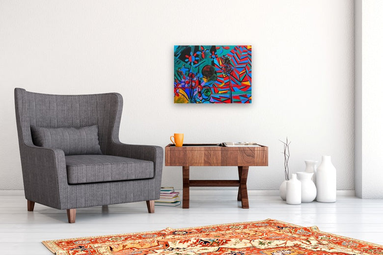 Flower of Life by Ava Doran |  In Room View of Artwork 