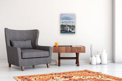 Original art for sale at UGallery.com | Trifecta by Thomas Hoerber | $1,000 | watercolor painting | 19.5' h x 14.25' w | thumbnail 5