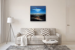 Original art for sale at UGallery.com | Woody Blues by George Peebles | $2,900 | oil painting | 36' h x 36' w | thumbnail 5