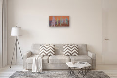 Original art for sale at UGallery.com | Ghost in the City - Beach 5 by Hyoungseok Kim | $1,275 | acrylic painting | 16.5' h x 30' w | thumbnail 5
