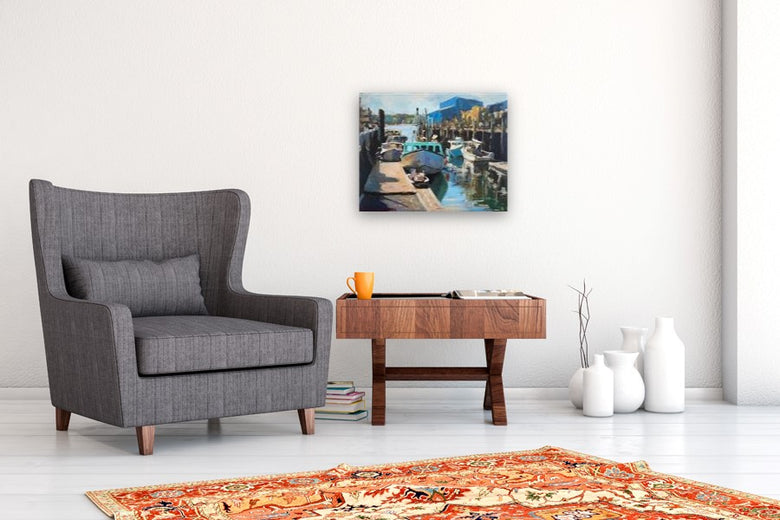 Old Port by Jonelle Summerfield |  In Room View of Artwork 