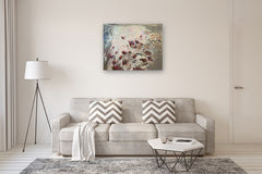 Original art for sale at UGallery.com | Hope Awakening in Grey by Dowa Hattem | $2,350 | oil painting | 31.4' h x 39.37' w | thumbnail 5