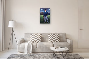 Coach Findley - Commission by Jonelle Summerfield |  In Room View of Artwork 