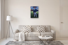 Original art for sale at UGallery.com | Coach Findley - Commission by Jonelle Summerfield | $2,000 | oil painting | 30' h x 20' w | thumbnail 5