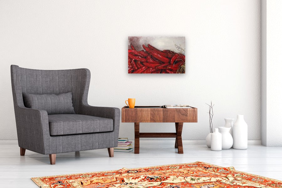 Chile Sandias by Duane Brown |  Closeup View of Artwork 