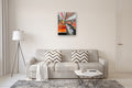 Original art for sale at UGallery.com | A Commuter by Keith Thomson | $1,500 | mixed media artwork | 30' h x 24' w | thumbnail 5