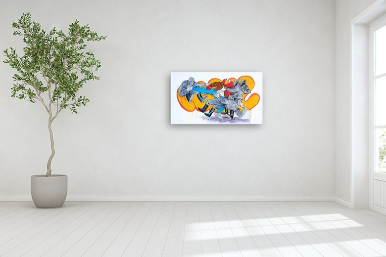 Peace by Jay Jones (aka FunnyTummy) |  In Room View of Artwork 