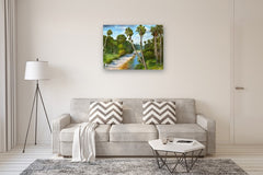 Original art for sale at UGallery.com | Jackson Creek Florida by Kent Sullivan | $6,375 | oil painting | 30' h x 40' w | thumbnail 5