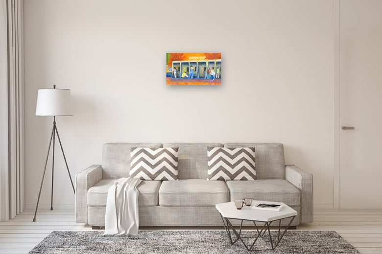 Phone Booths by Mitchell Freifeld |  In Room View of Artwork 