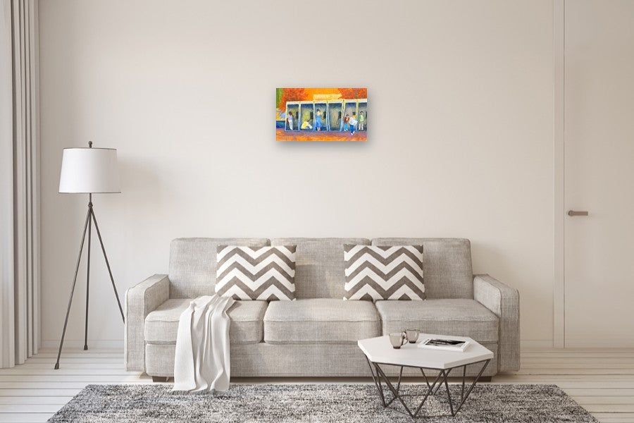 Phone Booths by Mitchell Freifeld |  In Room View of Artwork 