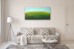 Original art for sale at UGallery.com | Trio by Sally Adams | $2,450 | acrylic painting | 36' h x 60' w | thumbnail 5