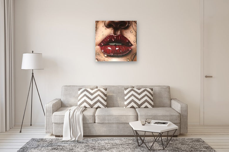 Your Lips by Nuno Aparício |  In Room View of Artwork 