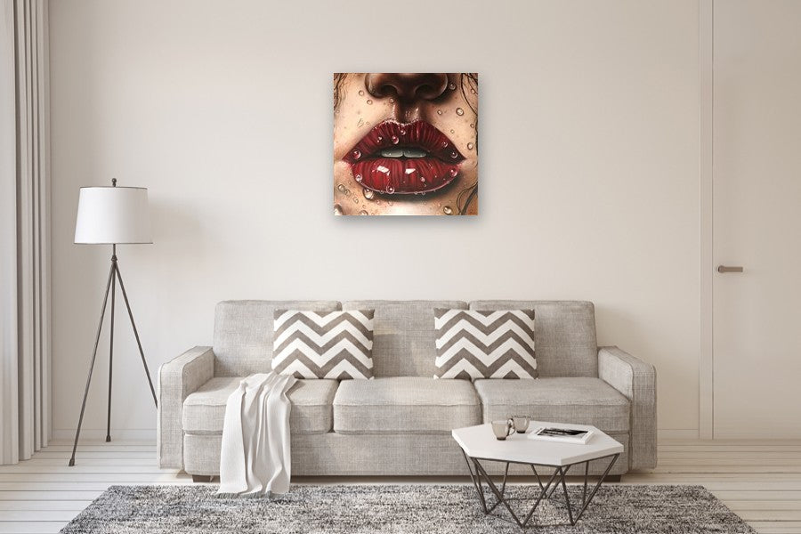 Your Lips by Nuno Aparício |  In Room View of Artwork 