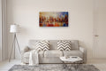 Original art for sale at UGallery.com | NYC Expectations by Tatiana Iliina | $3,075 | acrylic painting | 24' h x 48' w | thumbnail 5