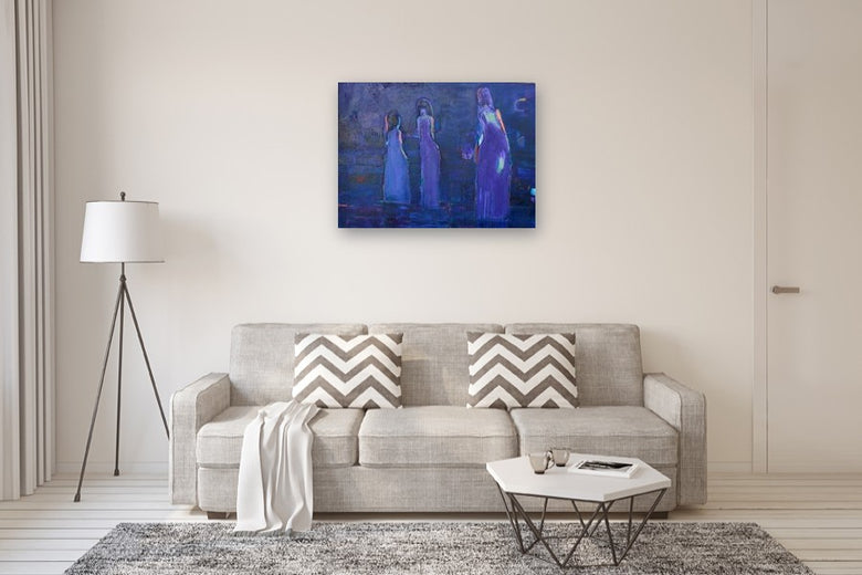 Twilight Gathering by Robin Okun |  In Room View of Artwork 