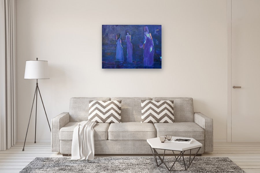 Twilight Gathering by Robin Okun |  In Room View of Artwork 
