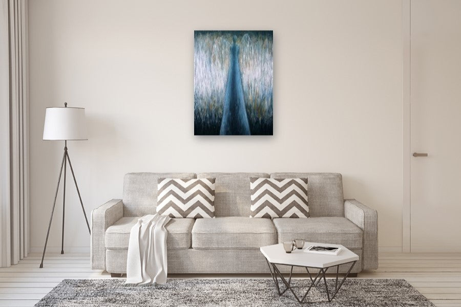 Who Are These Angels CXV by Naoko Paluszak |  In Room View of Artwork 