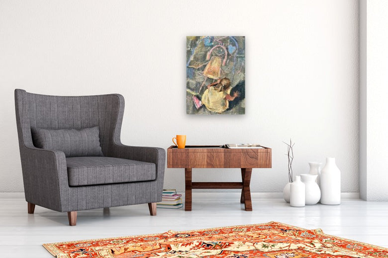 Once Upon a Time by Nava Lundy |  In Room View of Artwork 