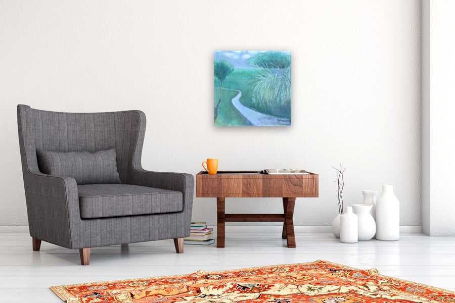 A Study in Green by Mary Pratt |  In Room View of Artwork 