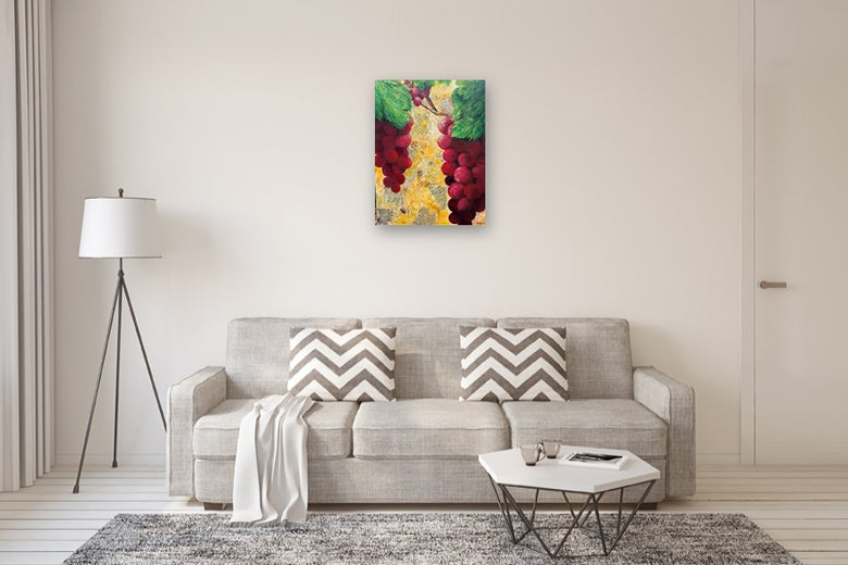 Pinot Noir by Jodi Dann |  In Room View of Artwork 