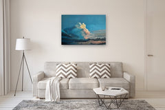 Original art for sale at UGallery.com | Heaven on Earth by Benjamin Thomas | $2,600 | acrylic painting | 32' h x 47' w | thumbnail 5