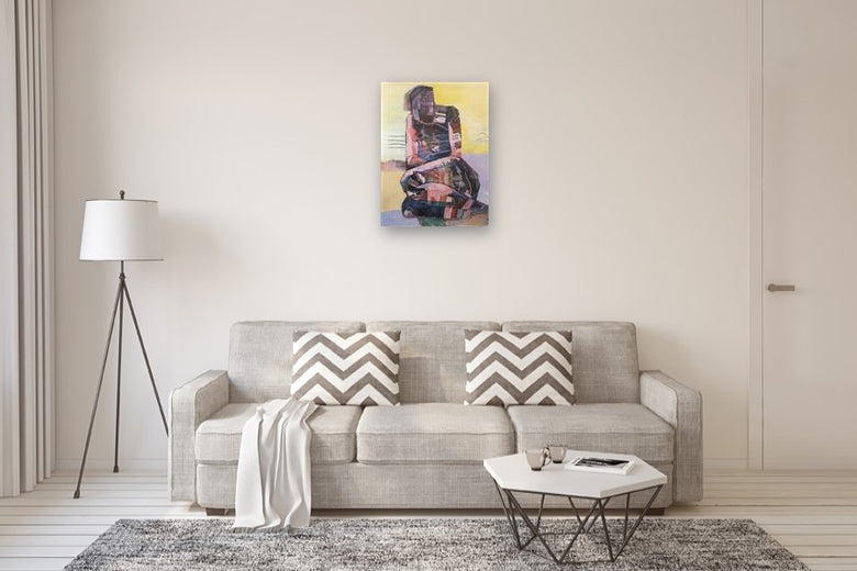Wrapped in Pinks by Gail Ragains |  In Room View of Artwork 