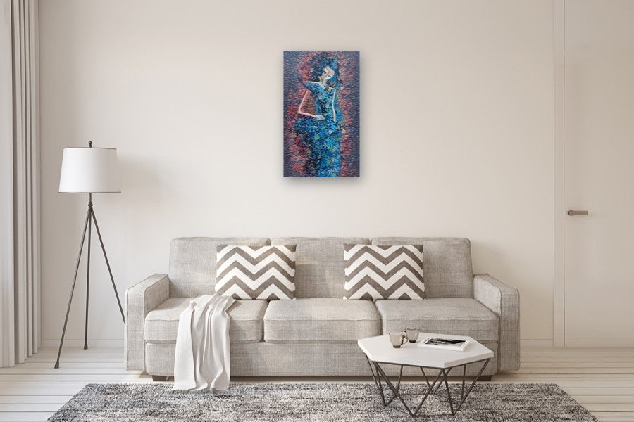 Echoes of Fire by Diana Elena Chelaru |  In Room View of Artwork 