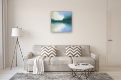 Original art for sale at UGallery.com | Reciprocal Impact by Heidi Hybl | $2,600 | oil painting | 30' h x 30' w | thumbnail 5