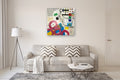 Original art for sale at UGallery.com | Trial and Error by Chus Galiano | $1,950 | mixed media artwork | 39.4' h x 39.4' w | thumbnail 5