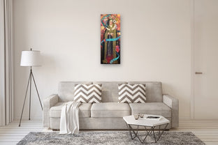 La Monja Coronada by Darlene McElroy |  In Room View of Artwork 