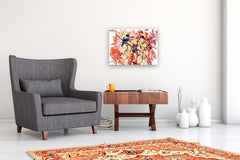 Original art for sale at UGallery.com | American Robins and Fall Foliage by Suren Nersisyan | $500 | watercolor painting | 18' h x 24' w | thumbnail 5