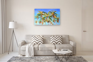 Coconut Palm Trees by Suren Nersisyan |  In Room View of Artwork 