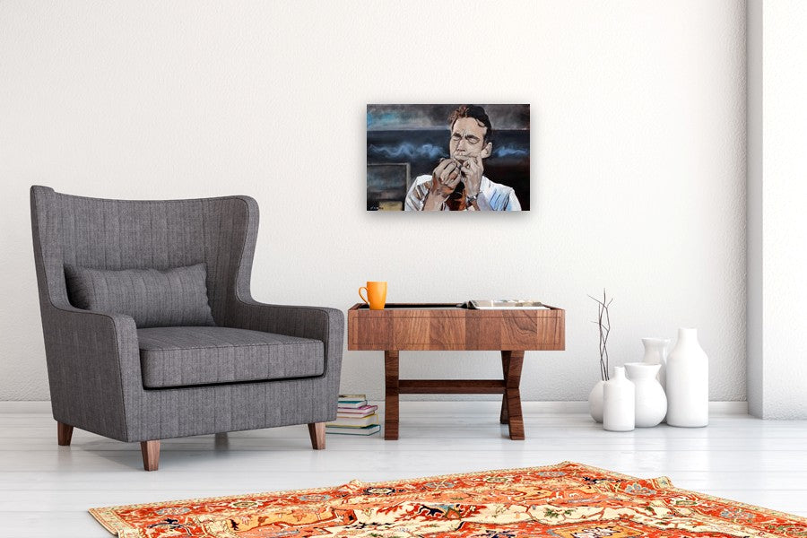 Smoke by Duane Brown |  In Room View of Artwork 