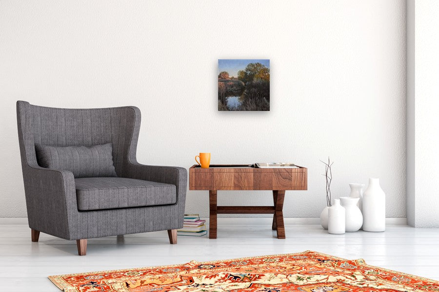 Near Restful Waters by Hugh Masterson |  In Room View of Artwork 