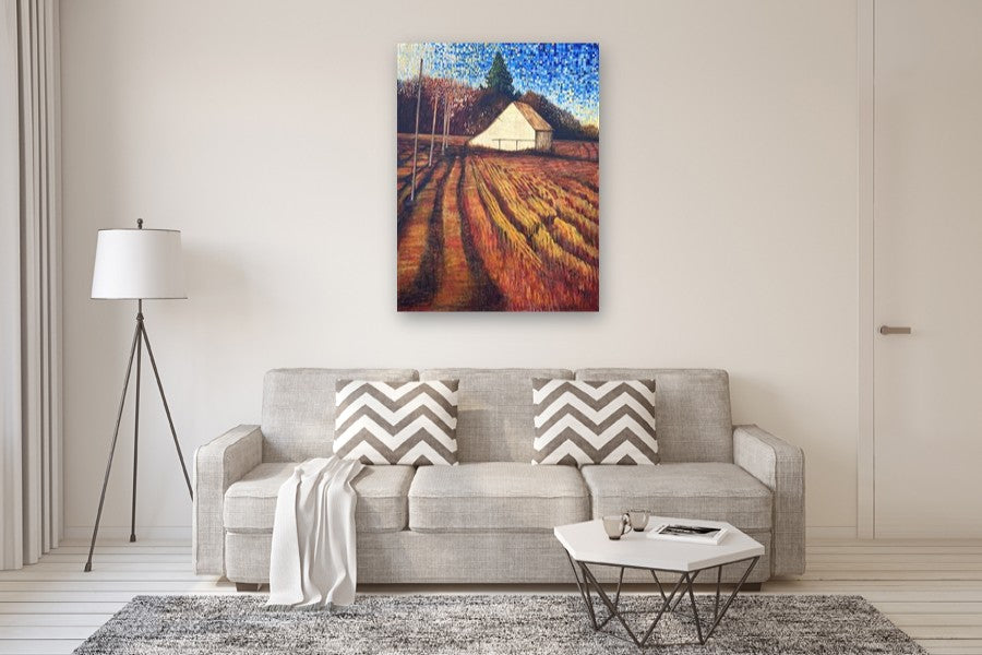 Steward of the Land, Red Field by Theresa Andreas-O