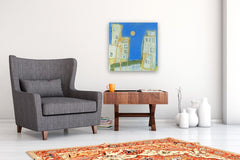 Original art for sale at UGallery.com | Good Morning by Pat Forbes | $850 | acrylic painting | 24' h x 24' w | thumbnail 5