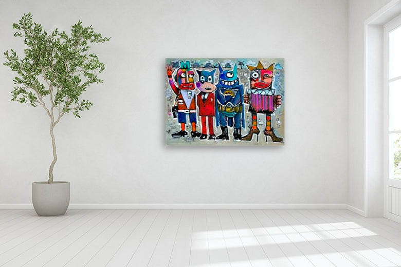 Sidekicks of Central Park by Allen Wittert |  In Room View of Artwork 