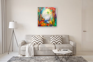 Misty Cove by DL Watson |  In Room View of Artwork 