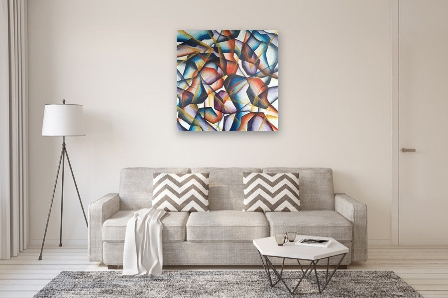 Atardecer by Mabel Serena |  In Room View of Artwork 